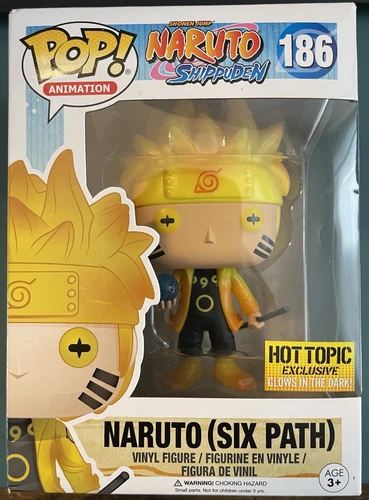 Funko Pop Naruto Shipuden : Naruto (Six Path) #186 Hot Topic Exclusive
