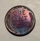 🌈 1943-D Lincoln Steel Cent - Rainbow Toned - BU - Beautiful - C00123