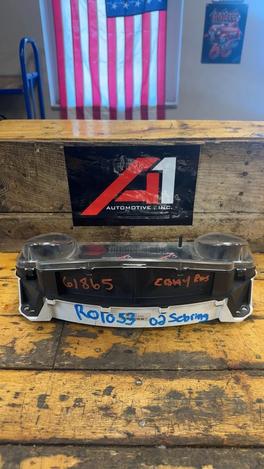 Chrysler Sebring Dodge Stratus 2001 2002 velocímetro CPE 2,4 L MPH Foto 4 de 4