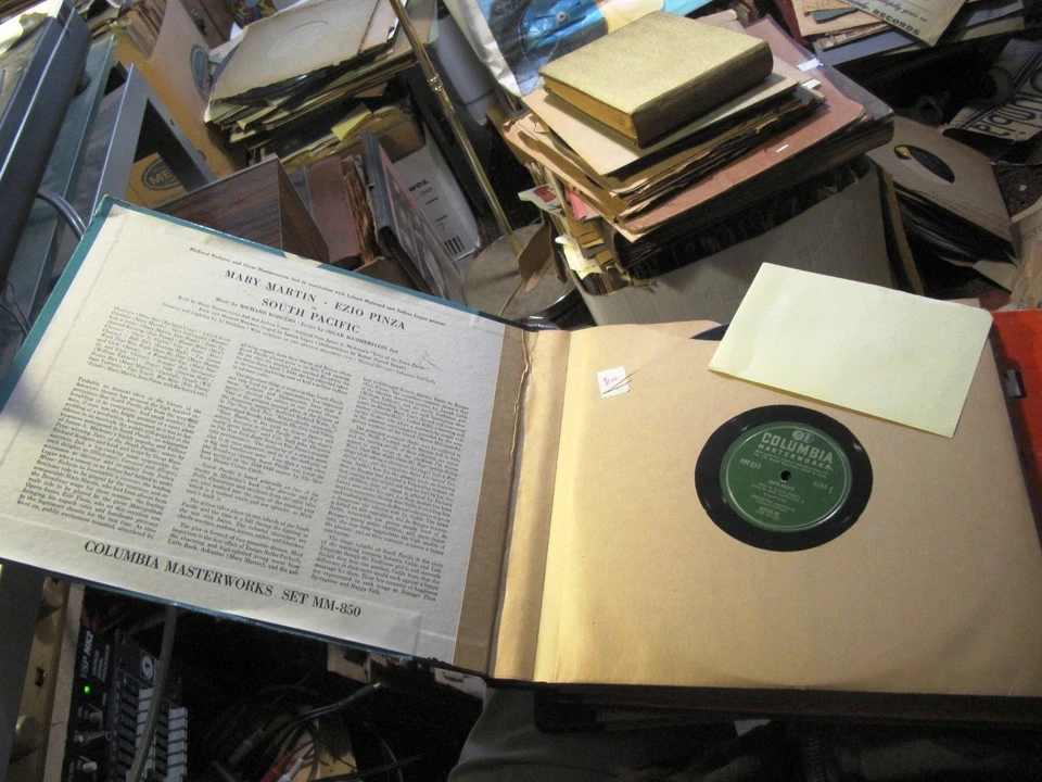 BROADWAY Muscial Orig Cast SOUTH PACIFIC EZIO PINZA Mary Martin Columbia MM-850 - Image 2 of 4