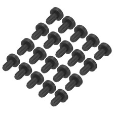 20pcs Silicone Plug Mount 3.4mm T Shaped Solid Rubber Stopper Hole Plugs