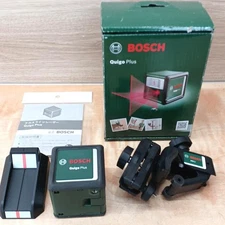 bosch quigoplus used cross line laser level easy alignment with scale marks jpn 
