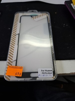 Tempered Glass, Screen Protector Schwarz Für Huawei P20 Pro
