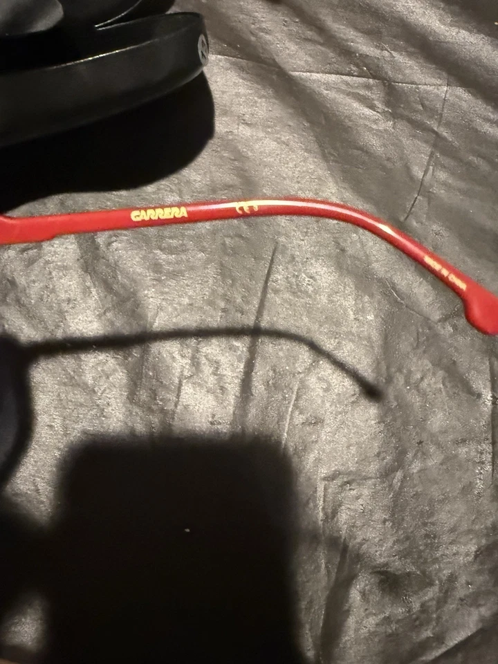 Gafas de sol Carrera Flaglab 13 C9A90 marco rojo lente negra forma aviador Foto 4 de 4