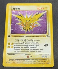 Pokemon Zapdos FOSSIL Prima Edizione Holo ITA pressioni vedi foto [s1]