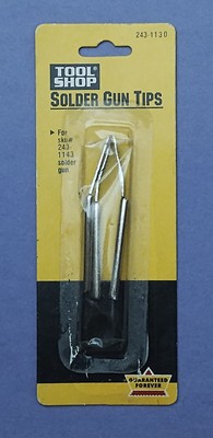 Pair of 4mm Tips for Tool Shop Soldering Gun #243-1143, NOS