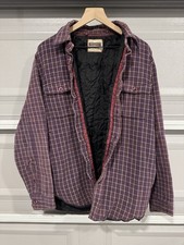 Vtg Y2K Altamont Flannel Quilted Jacket  Mens L