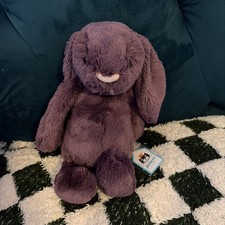 Jellycat I Am Medium Bashful Plum Bunny Brand...
