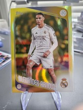 2025-26 Topps UEFA Club Competitions Yellow FlowFractor Trent Alexander-Arnold