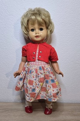 Cute plastic doll Schildkröt Doll 60 cm sleeping eyes collector vintage