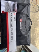 Lotto 6’ X 4’ Instant Soccer Goal Metal Frame