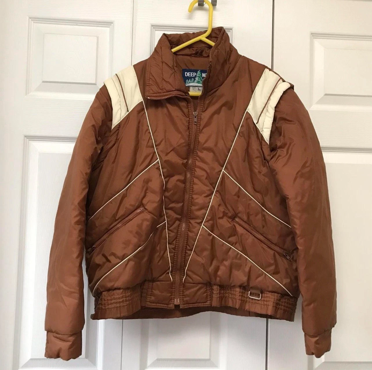 Vintage Sporty Deep North Ski Vest / Jacket
