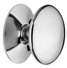 6 X Victorian Cupboard Knob 32mm Chrome