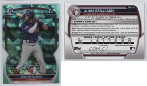2023 Bowman Chrome Sapphire Edition Prospects Aqua /99 Juan Benjamin #BCP-151