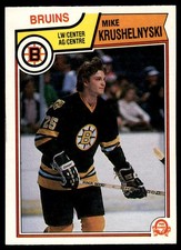 1983-84 O-Pee-Chee Mike Krushelnyski Rookie Boston Bruins #52