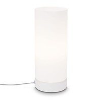 Briloner Tischleuchte E14 25W Weiß-Schwarz Nachttischlampe Schreibtischlampe