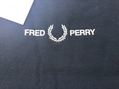 Fred Perry Sweatshirt XL Schwarz gesticktes logo Neu