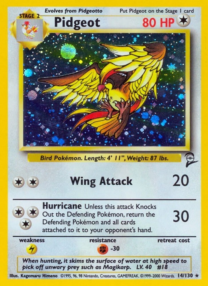 Pidgeot Holofoil [BS2 - 014/130] Kagemaru Himeno