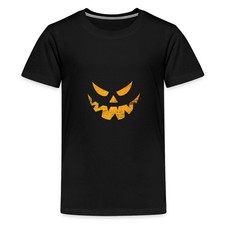 Scary Pumpkin Face Halloween Costume Kids' Premium T-Shirt