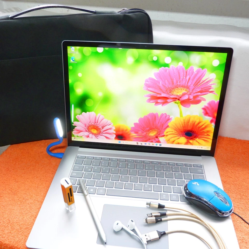 XL SET Microsoft Surface Laptop 3 I 15 Zoll 2K TOUCH l Windows 11 RYZEN 5 POWER