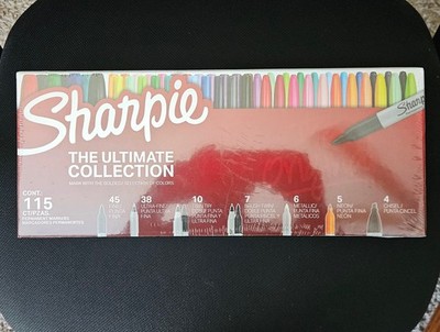 Sharpie Permanent Markers Ultimate Collection Fine and Colors 115 Count NEW!