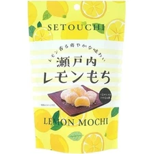 Japanese Mochi Lemon 4.59 Ounce Artisan Candy Bag Import Seiki Japan