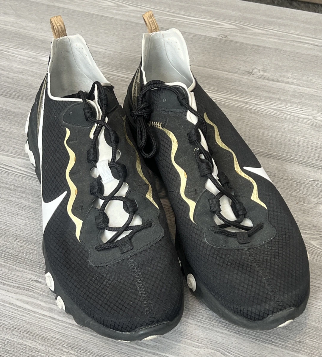 Nike React Element 55 SE Black Metallic Gold for Sale
