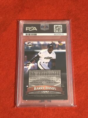 1998 FINEST PROTECTED REFRACTOR #257 BARRY BONDS PSA 9 | eBay