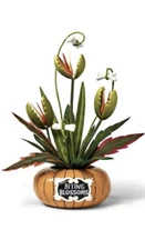 Hyde and Eek Biting Blossoms Faux Creepy Carnivorous Plant Halloween Goth Decor