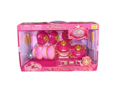 Royal Kitchen Toy Set, Play With a Stove and some Kitchen Tools, For Ages 3+ 