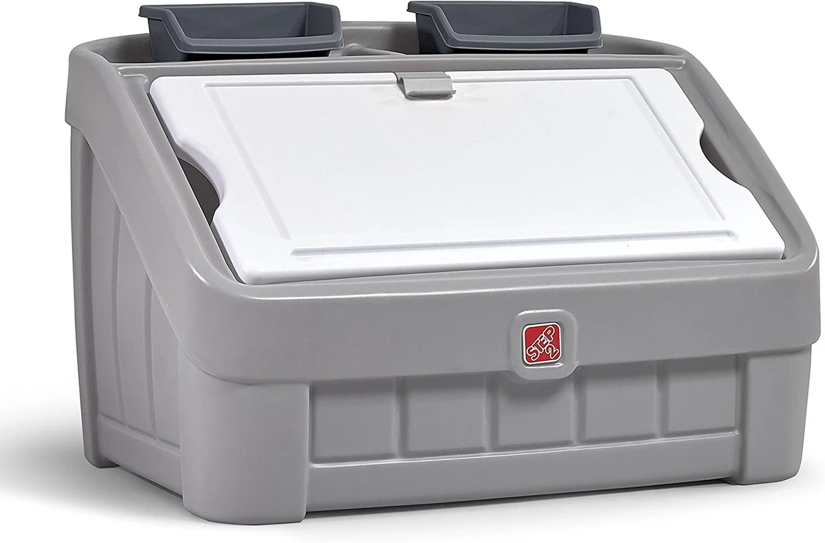 Step2 2 In 1 Toy Box Art Lid Plastic Toy Art Storage