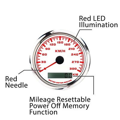 85mm 6 In 1 GPS Speedometer Tachometer Oil Pressure Water Temp Fuel Level Gauge - Foto 4