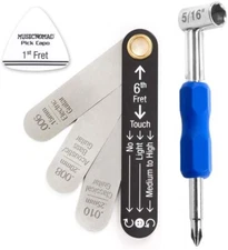Music Nomad Truss Rod Neck Relief Measure & Adjust Kit for GIBSON® & PRS® MN611