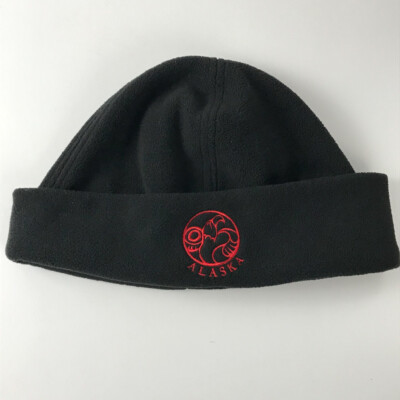 Beechfield Alaska Red Bird On Black Fleece Winter Hat