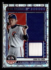 2023 Panini USA Stars & Stripes #U18-CYC Chih-Yu Chen Patch  USA Mint+