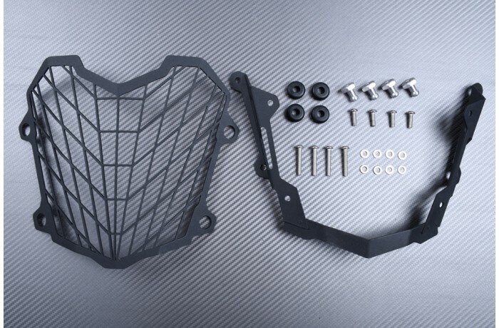 Cache phare Ténéré 700 pour éviter les fissures lors des sorties moto trail et enduro