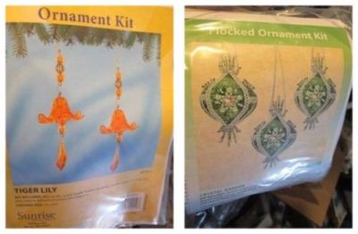 Sunrise Ornament Kit Your Choice-Tiger Lily (2x2.75x8.5'') OR Crystal Garden (3x4
