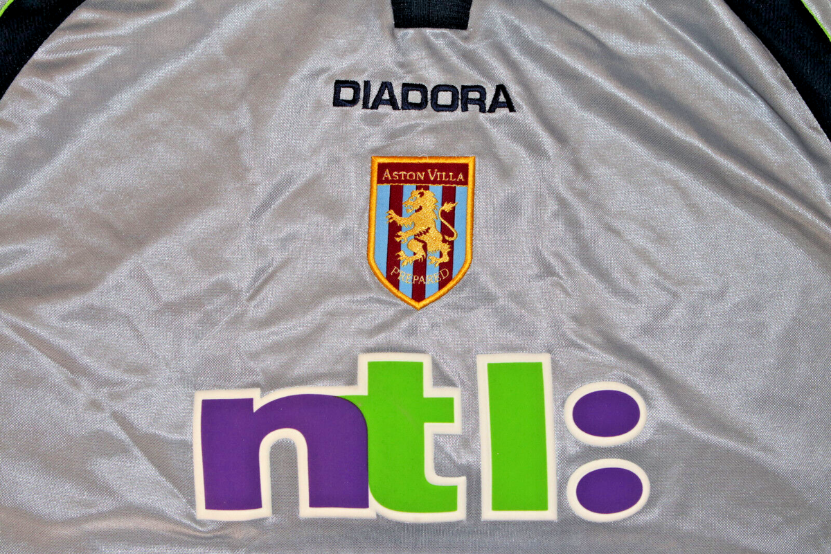 Diadora Aston Villa 2001 George Boateng Player Issued Soccer