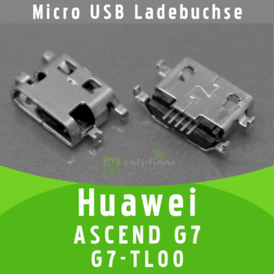 Huawei Ascend G7 G7-TL00 Micro USB Ladebuchse Anschluss Connector Port Socket