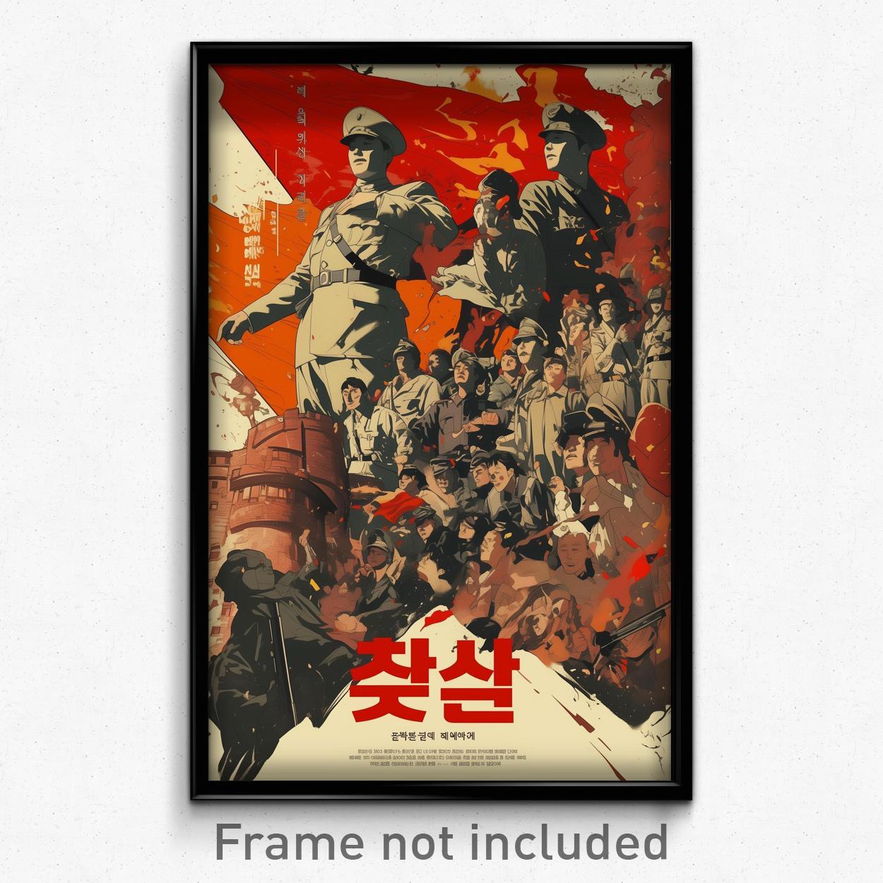 Korean Movie Poster - Prestigious Battlements (Korea Retro Film Art Print)
