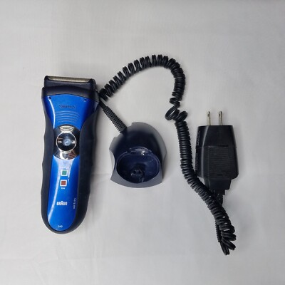 Braun 3 Series 340S-4 Wet & Dry Shaver Electric Razor With Braun 3 Series 340S-4 Wet & Dry Shaver Electric Razor With