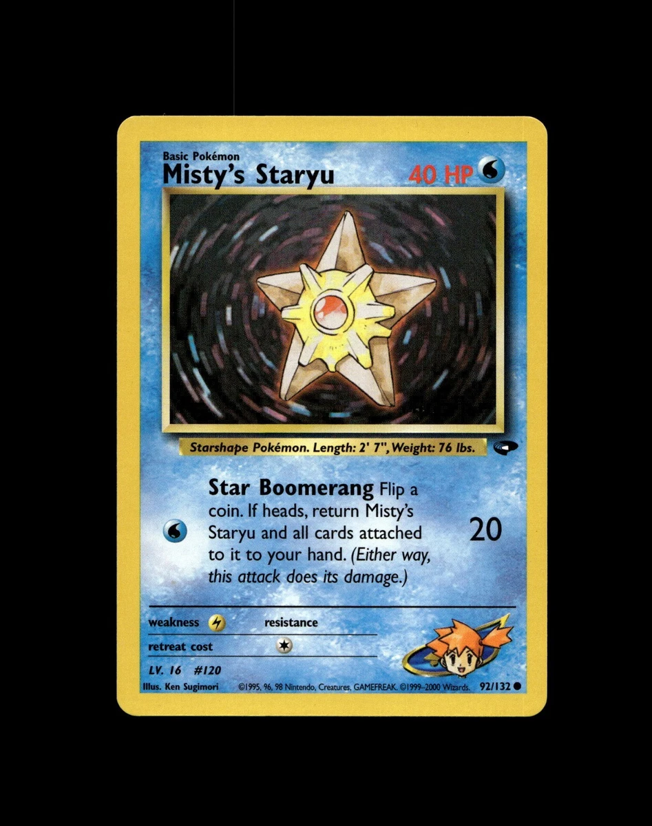 Misty's Staryu Pokémon TCG Cards for sale