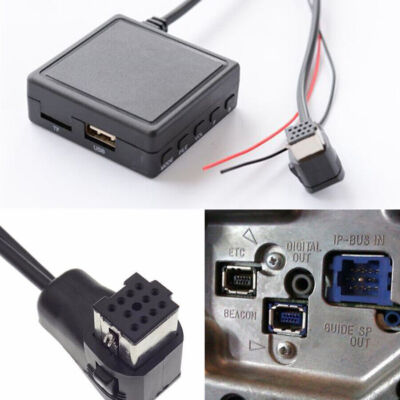 BT 5.0 AUX USB Music Adapter MIC Audio Cable for Pioneer Radio IP-BUS P99 P01