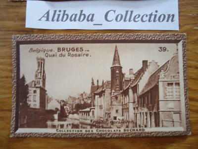 CHROME IMAGE CHOCOLATE COCOA SUCHARD ALBUM COLLECTION EUROPE 39 Bruges
