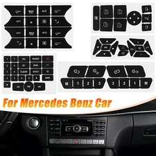 Button Repair Kit Window Switch Sticker For Mercedes-Benz C200 C250 C300 CLA200