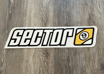 NEW SECTOR 9 DEALER VINTAGE 90 S LONGBOARD SNOW GOLF WAKEBOARD MX SURF STICKER