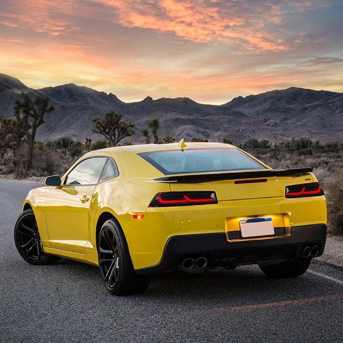 VLAND For 2016-2018 Chevy Camaro Led Smoked Black Tail Lights W/Red Sequential - Picture 13 of 14