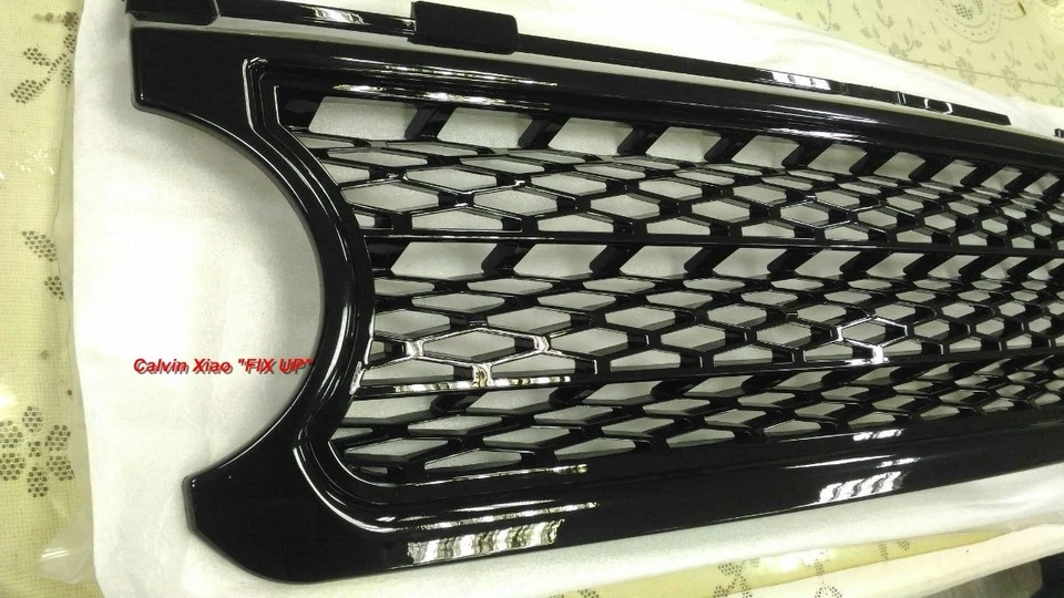 CON REJILLA DELANTERA NEGRA BRILLANTE PARA RANGE ROVER L322 MODELO SUPERCARGADOR 2006-2009 Foto 2 de 4