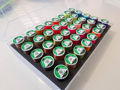 UTC Ultra Thread 210 Denier Fly Tying Thick Waxed Flat Jig Wrapping All ...