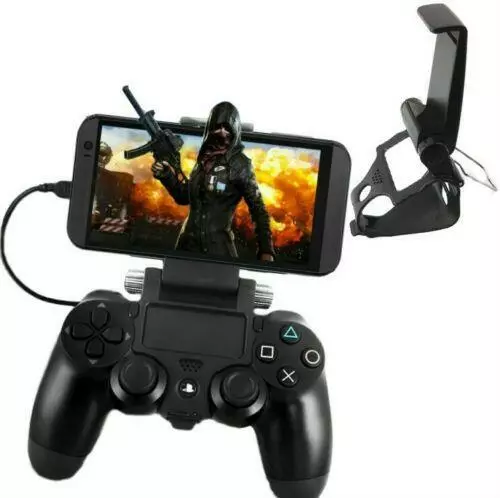 Soporte Celular Para Control PS4 DualShock 4 Clip Holder Clamp